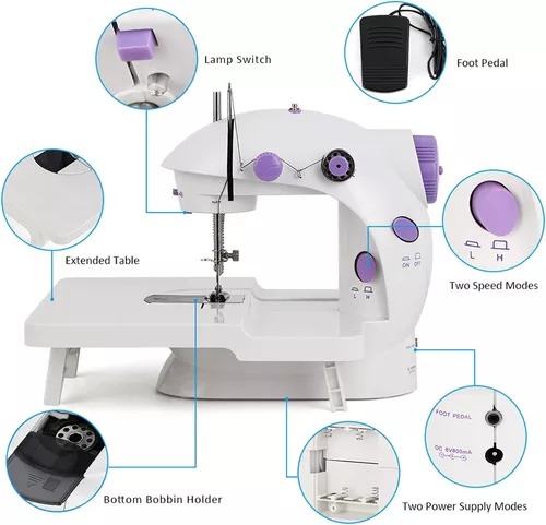 Miniatura 4 de Maquina De Coser 12 Puntadas Con Soporte